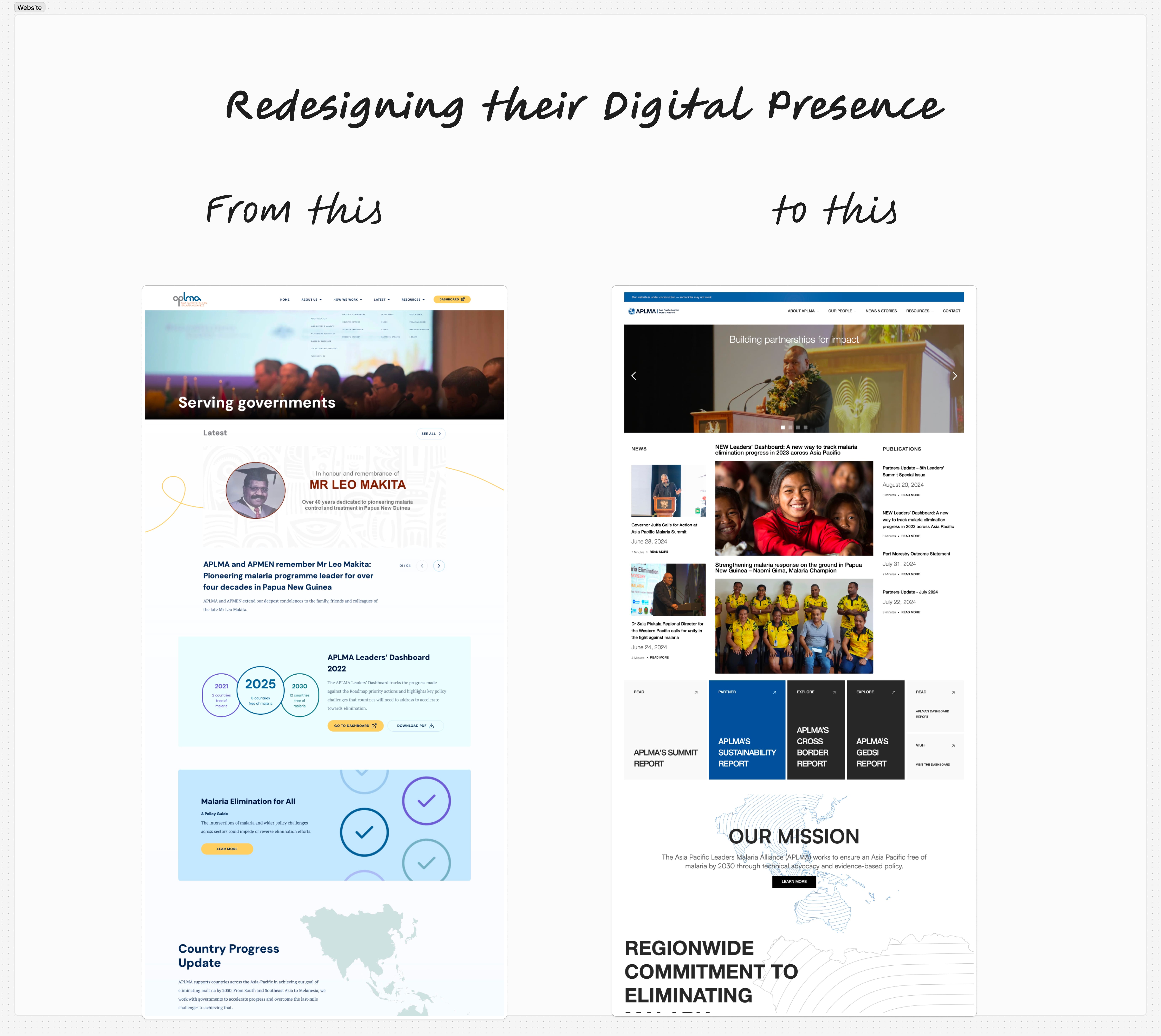 APLMA website design